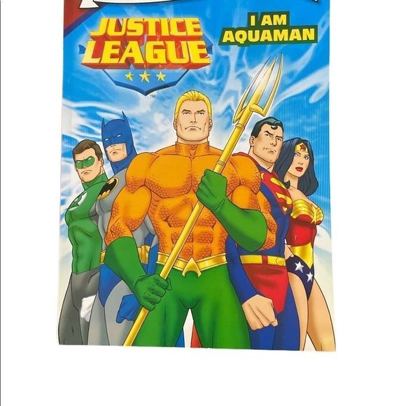 I can READ! Just League, Aquaman, Flash, Batman, Green Lantern 5 BOOKS included - Picture 3 of 4